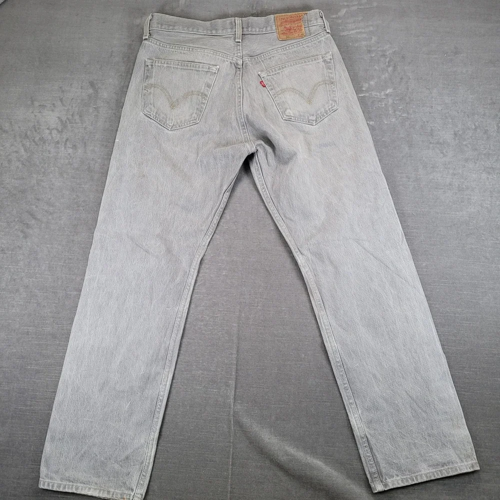 Levi's 501 Vintage Y2K Distressed Grunge Button Fly‎ Jeans Men's Actual Sz 30x29